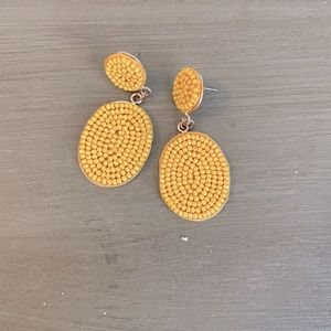 Yellow earrings